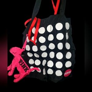 VICTORIA SECRET PINK DOG TOTE WITH BONUS GIFT BAG NWT.